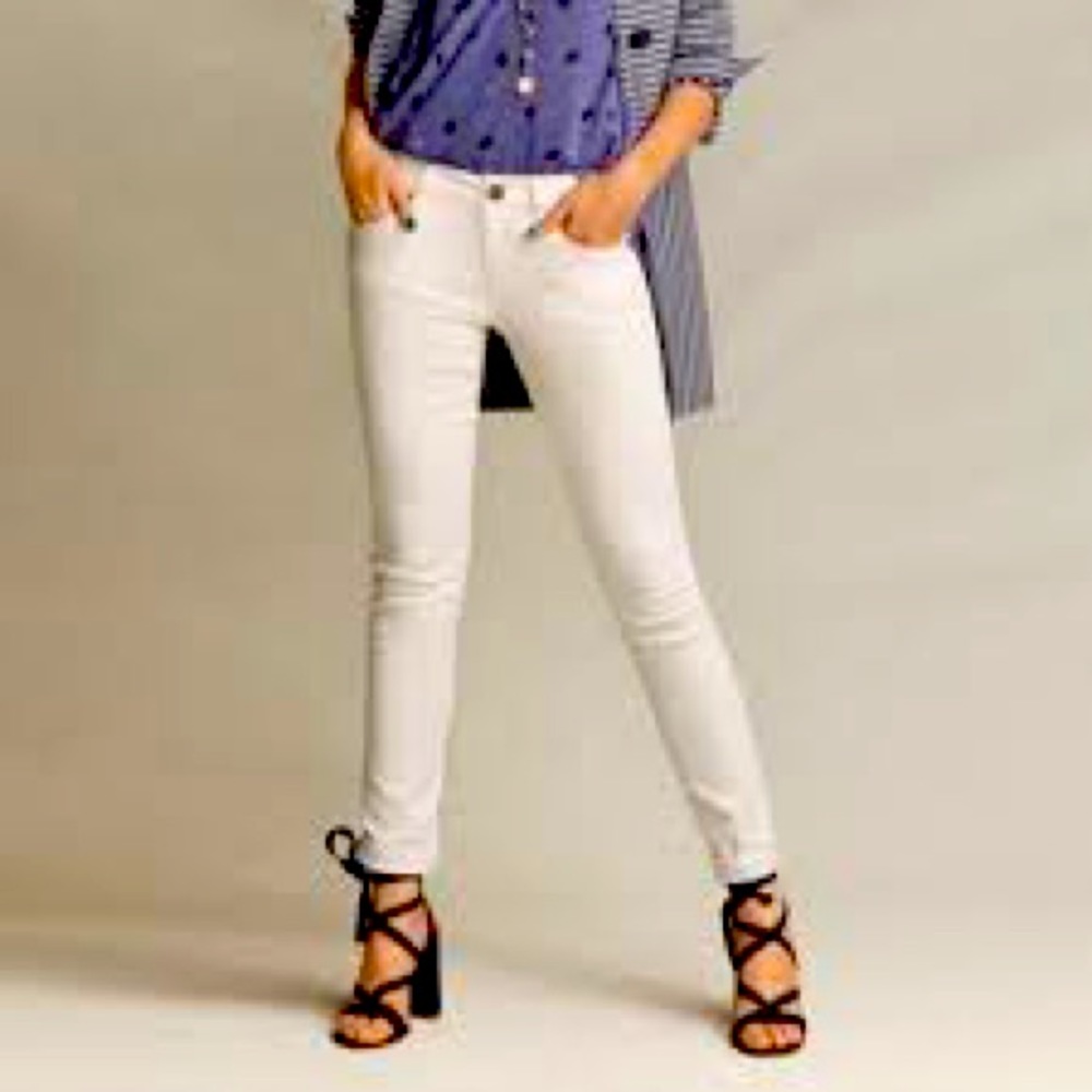 Cabi Slimmie jeans White size 16 style #5088